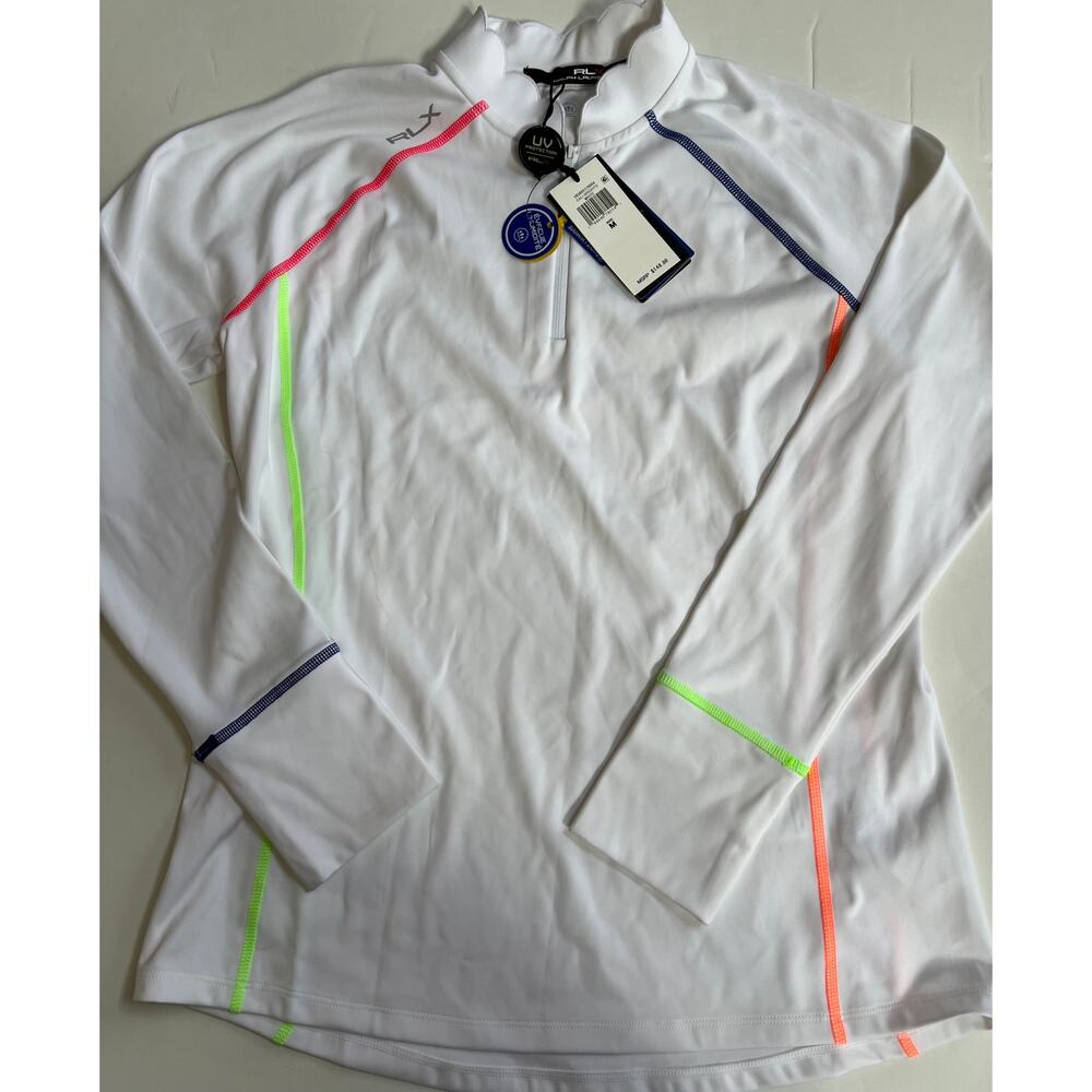 Ralph Lauren RLX Golf Women's Scallop Collar Powerstretch Jacket Size M NWT - Picture 7 of 16